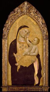 Szűz és gyermek, 1390-1400.