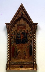 A Szűz koronázása (tempera a panelen) alkotó: Niccolo di Tommaso
