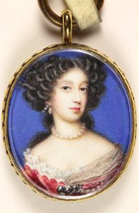 Modenai Mária (akvarell pergamen)