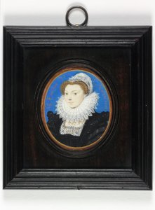 Egy hölgy, amelyet hagyományosan Mária skót királynőként azonosítanak alkotó: Nicholas Hilliard