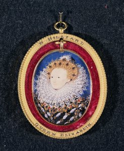I. Erzsébet királynő portréja (wc pergamen)