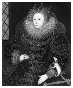 Erzsébet királynő, A hermelin portréja, 1585, 1896.