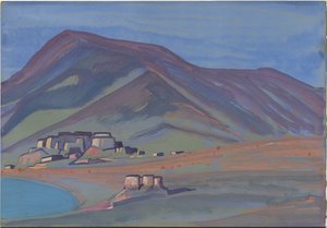 Album levél, 1932 alkotó: Nicholas Roerich