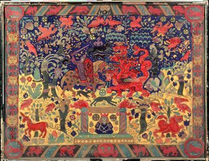 Csata a sárkánnyal, 1912 alkotó: Nicholas Roerich