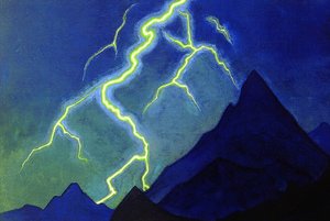 Az ég hívása, Villám, 1935-36 körül alkotó: Nicholas Roerich