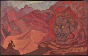 Dordzse, a merész, "Kelet zászlói" sorozat, 1925 alkotó: Nicholas Roerich