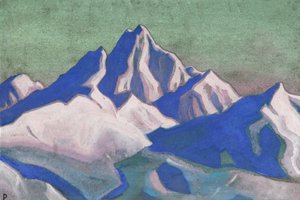Himalája, 1943. alkotó: Nicholas Roerich