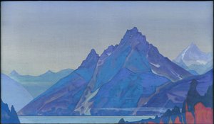 A Nagas-tó, 1932 alkotó: Nicholas Roerich