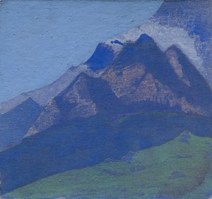 Hegyi tanulmány, 1929 körül alkotó: Nicholas Roerich