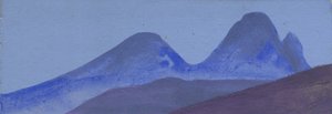 Hegyi tanulmány, 1936-47 körül alkotó: Nicholas Roerich