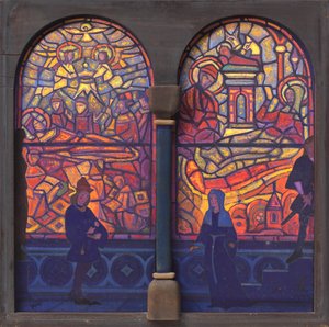 A rózsa rejtélye, 1933. alkotó: Nicholas Roerich