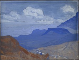 Nubra-völgy, 1926 alkotó: Nicholas Roerich