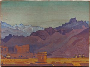 Út Tibetbe, 1925 alkotó: Nicholas Roerich