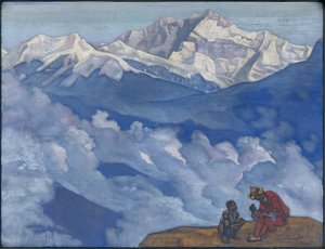A keresés gyöngye, "Hiszája" sorozat, 1924 alkotó: Nicholas Roerich