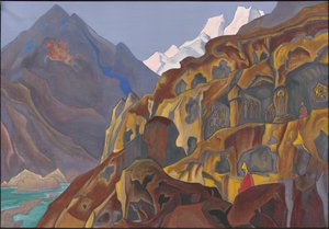 Szent barlangok, 1932 alkotó: Nicholas Roerich