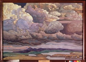 Égi tájkép alkotó: Nicholas Roerich