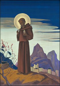 Szent Ferenc, 1932 alkotó: Nicholas Roerich