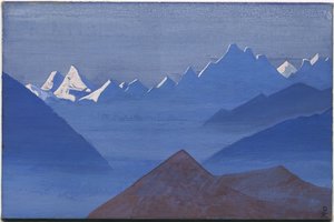 Naplemente, "Spend" sorozat, 1931 alkotó: Nicholas Roerich