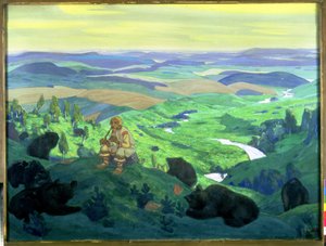 Az ősök, 1912 alkotó: Nicholas Roerich