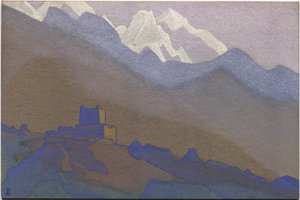 Tibet, Himalája, 1936 alkotó: Nicholas Roerich