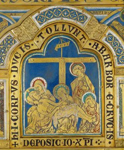 Letétel, a verduni oltárról ... alkotó: Nicholas of Verdun