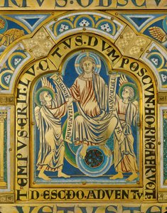 A második eljövetel ... (zománc aranyozott rézre) alkotó: Nicholas of Verdun