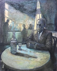 Tűzivíz, 2018-23 (olaj, tábla) alkotó: Nick Williams