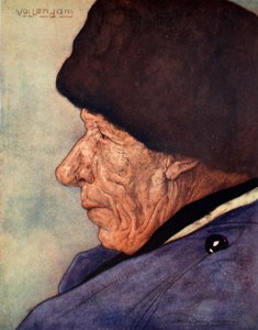 Egy emberfej, Volendam, 1904 alkotó: Nico Jungman