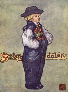 Norvégia: A Boy of Saetersdalen (színes litó) alkotó: Nico Jungman