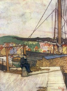 Norvégia: Bergen (színes litó) alkotó: Nico Jungman