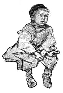 A falon, Vollendam, 1898.