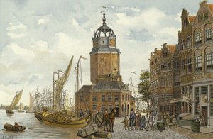 Haringpakkerstoren torony, Amszterdam, 19. század