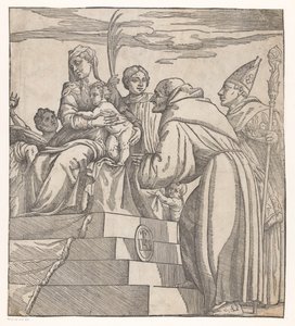 Doge Francesco Donato knielt voor Maria en Christus (rechterhelft)   1374761   hu       hungarian Successfully Translated  Original: Marientod mit Stifter Alexius Funck und seiner Familie Translat: Marientod mit Stifter Alexius Funck und seiner Familie 134 alkotó: Nicolò Boldrini (attributed to)