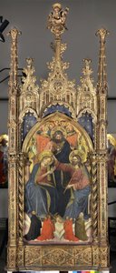 Szűz koronázása, 1400 körül