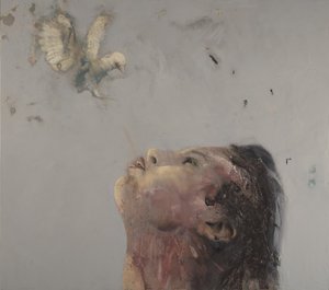 Repülő lecke V, 2020 (olaj, vászon) alkotó: Nicola Pucci