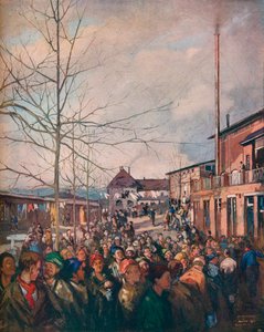 Ruhleben börtöntábor, karácsonyi vacsora, 1917