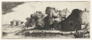 Táj egy gazdasággal alkotó: Nicolaes Anthoni Flinck (attributed to)