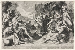 Midas ítélete alkotó: Nicolaes Clock