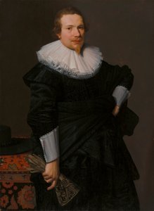 Egy 24 éves férfi portréja alkotó: Nicolaes Eliasz. Pickenoy