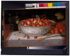 Still Life Of Fraises-De-Bois In A Wanli Porcelain Bowl alkotó: Nicolaes Gillis