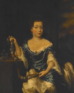 Egy hölgy portréja alkotó: Nicolaes Maes
