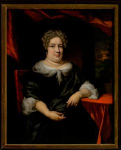 Egy hölgy portréja alkotó: Nicolaes Maes