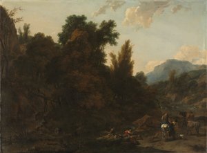 Rohanásgyűjtők, 1657. alkotó: Nicolaes Pietersz. Berchem