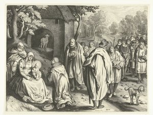 A királyok imádása alkotó: Nicolaes de Bruyn
