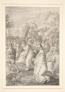 Krisztus keresztet hordozó (Passió sorozat) alkotó: Nicolaes de Bruyn