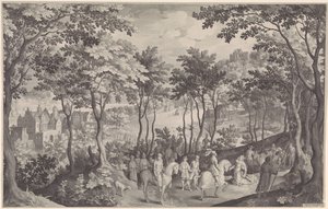 Dávid Abigailben alkotó: Nicolaes de Bruyn