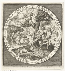 Kiűzetés a Paradicsomból alkotó: Nicolaes de Bruyn