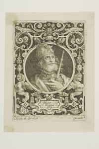 Trójai Hektor, első lemez a Kilenc méltóságból alkotó: Nicolaes de Bruyn