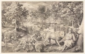 Jeremiás megjövendöli Jeruzsálem pusztulását alkotó: Nicolaes de Bruyn