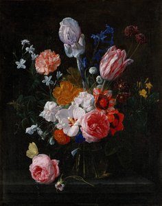 Virágcsokor kristályvázában, 1662.